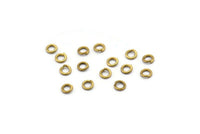 3mm Jump Ring - 500 Raw Brass Jump Rings (3x0.50mm) J001 A0359