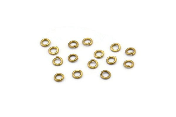 3mm Jump Ring - 500 Raw Brass Jump Rings (3x0.50mm) J001 A0359