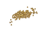Brass Spacer Bead, 500 Raw Brass Spacer Bead, Findings (2.5mm)  Brs 0101 b0029