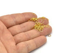Gold Jump Ring, 500 Gold Tone Brass Jump Rings (4x0.5mm) A1029
