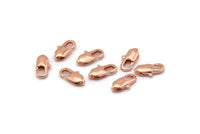 Rose Gold Parrot, 24 Rose Gold Tone Brass Lobster Claw Clasps (12x6mm) A1089