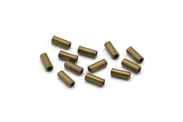 Antique Bronze Spacer Bead, 100 Antique Bronze Tube Spacer Beads (5x2mm) K191