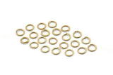 4mm Jump Ring - 1000 Raw Brass Jump Rings Findings (4mm) A0112
