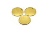 Brass Cabochon Tag, 24 Raw Brass Cabochon Tags, Stamping Tags (20x1.5mm) Y191