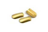 Brass Glue On Nails, 20 Raw Brass Artificial Nails, Glue On Nails   D0229--Y344 Y097
