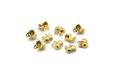 Ball Chain Connector, 100 Raw Brass Ball Chain Connector Clasps (2.3mm)  L018