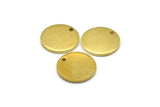 Brass Cabochon Tag, 6 Raw Brass Cabochon Tags, Stamping Tags (18x1.5mm) Y190