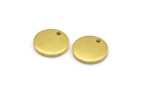 Brass Cabochon Tag, 24 Raw Brass Cabochon Tags, Stamping Tags (14x1.5mm) Y099