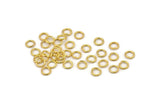 Gold Jump Ring, 250 Gold Tone Brass Jump Rings (5x0.8mm) A0993