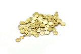 Double Tag, Charm, 250 Pcs Raw Brass Double Tags, Charms (12.5x5x0.45mm- 4-5mm pad) Y031