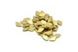 Brass Geometric Blank, 250 Raw Brass Tiny Pizza Slice Blanks, Findings (6x4x0.80mm) M02463