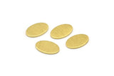 Brass Oval Blank, 24 Textured Raw Brass Oval Blanks, Stamping Blanks (11x8x0.80mm) M02570