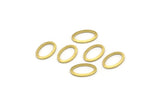 Brass Oval Blank, 24 Textured Raw Brass Oval Blanks, Stamping Blanks (11x8x0.80mm) M02567