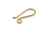 10 Pcs Raw Brass Connectors  31x14 Mm Bs-1236--R072