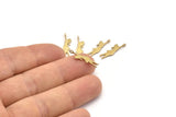Pirinç Kız Tılsımı, 1 Döngülü 24 Ham Pirinç Kız Tılsımı (20x5x0,90 mm) SY0061