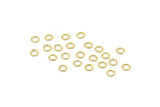 Gold Jump Ring, 500 Gold Tone Brass Jump Rings (4x0.5mm) A1029