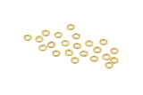 Gold Jump Ring, 500 Gold Tone Brass Jump Rings (4x0.6mm) A0992