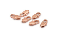 Rose Gold Parrot, 20 Rose Gold Tone Brass Lobster Claw Clasps (14x7mm) A1091