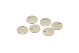 Steel Cabochon Tag, 50 Stainless Steel Cabochon Tags With 1 Hole, Stamping Tags (10x0.80mm) M02698