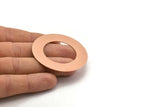 Copper Round Blank, Raw Copper Stamping Blank, Stamping Tags (50x0.80mm) M02629