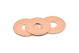 Copper Round Blank, 2 Raw Copper Stamping Blanks, Stamping Tags (30x0.80mm) M02623