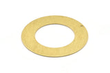 Brass Round Charm, Textured Raw Brass Charm With 1 Hole, Pendants, Findings (50x0.80mm) M02644
