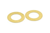 Brass Round Charm, Textured Raw Brass Charm With 1 Hole, Pendants, Findings (50x0.80mm) M02644