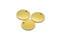 Brass Cabochon Tag, 24 Raw Brass Cabochon Tags, Stamping Tags (14x1.5mm) Y099