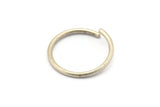 20mm Jump Ring - 12 Antique Silver Plated Brass Jump Rings (20x1.5mm) D0234