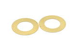 Brass Round Charm, Raw Brass Charm With 1 Hole, Pendants, Findings (50x0.80mm) M02619