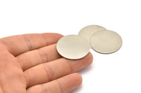 Steel Round Blank, 6 Stainless Steel Stamping Blank, Circle Blanks (30x0.80mm) M02685