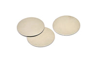 Steel Round Blank, 6 Stainless Steel Stamping Blank, Circle Blanks (30x0.80mm) M02685