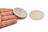 Steel Round Blank, 2 Stainless Steel Stamping Blank, Circle Blanks (50x0.70mm) M02679