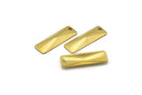 Brass Pyramid Charm, 50 Raw Brass Rectangle Pyramid Charms, Pendant, Findings  (19x6mm)  Brs 573 A0065