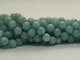 Amazonite 8 mm Round Gemstone Beads 15.5 inches Full Strand T038