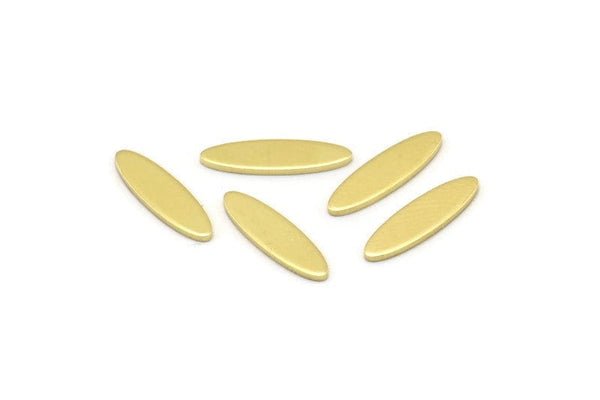 Brass Marquise Blank, 50 Raw Brass Oval Blanks, Stamping Blanks (14x4x0.80mm) M02575