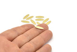 Brass Marquise Blank, 50 Raw Brass Oval Blanks, Stamping Blanks (14x4x0.80mm) M02575