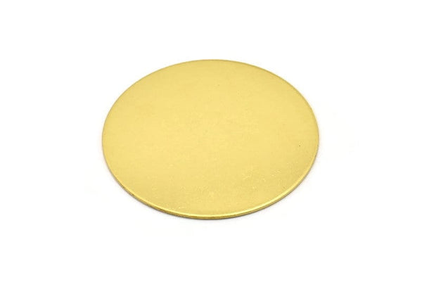 Büyük Yuvarlak Boş, 2 Büyük Ham Pirinç Yuvarlak Damgalama Boşluğu (46x0,80 mm) N0697