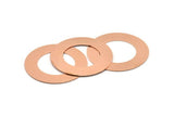 Copper Round Blank, Raw Copper Stamping Blank, Stamping Tags (50x0.80mm) M02629