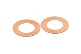 Copper Round Charm, Raw Copper Charm With 1 Hole, Pendants, Findings (50x0.80mm) M02631