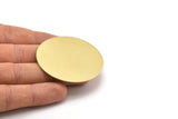 Brass Round Blank, Raw Brass Stamping Blank, Stamping Tags (50x0.80mm) M02616