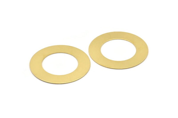 Brass Round Blank, Raw Brass Stamping Blank, Stamping Tags (50x0.80mm) M02617