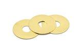 Brass Round Blank, 4 Raw Brass Stamping Blanks, Stamping Tags (30x0.80mm) M02635