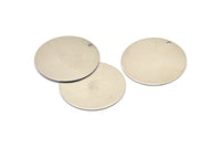 Çelik Yuvarlak Charm, 1 Delikli 6 Paslanmaz Çelik Yuvarlak Charm (30x0,80 mm) M02686