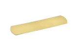 Brass Bracelet Blank, Raw Brass Flat Stamping Bracelet Blank (160x43x0.40mm) M02803