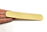 Brass Bracelet Blank, Raw Brass Flat Stamping Bracelet Blank (160x43x0.40mm) M02803