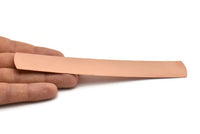 Copper Bracelet Blank, Raw Copper Flat Stamping Bracelet Blank (160x25x0.70mm) M02796