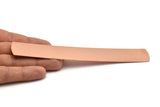 Copper Bracelet Blank, Raw Copper Flat Stamping Bracelet Blank (160x25x0.70mm) M02796