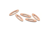 Copper Marquise Blank, 50 Raw Copper Oval Blanks, Stamping Blanks (14x4x0.80mm) M02763