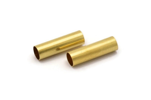 Large Tube Bead, 25 Raw Brass Tubes (6x20mm) Bs 1533